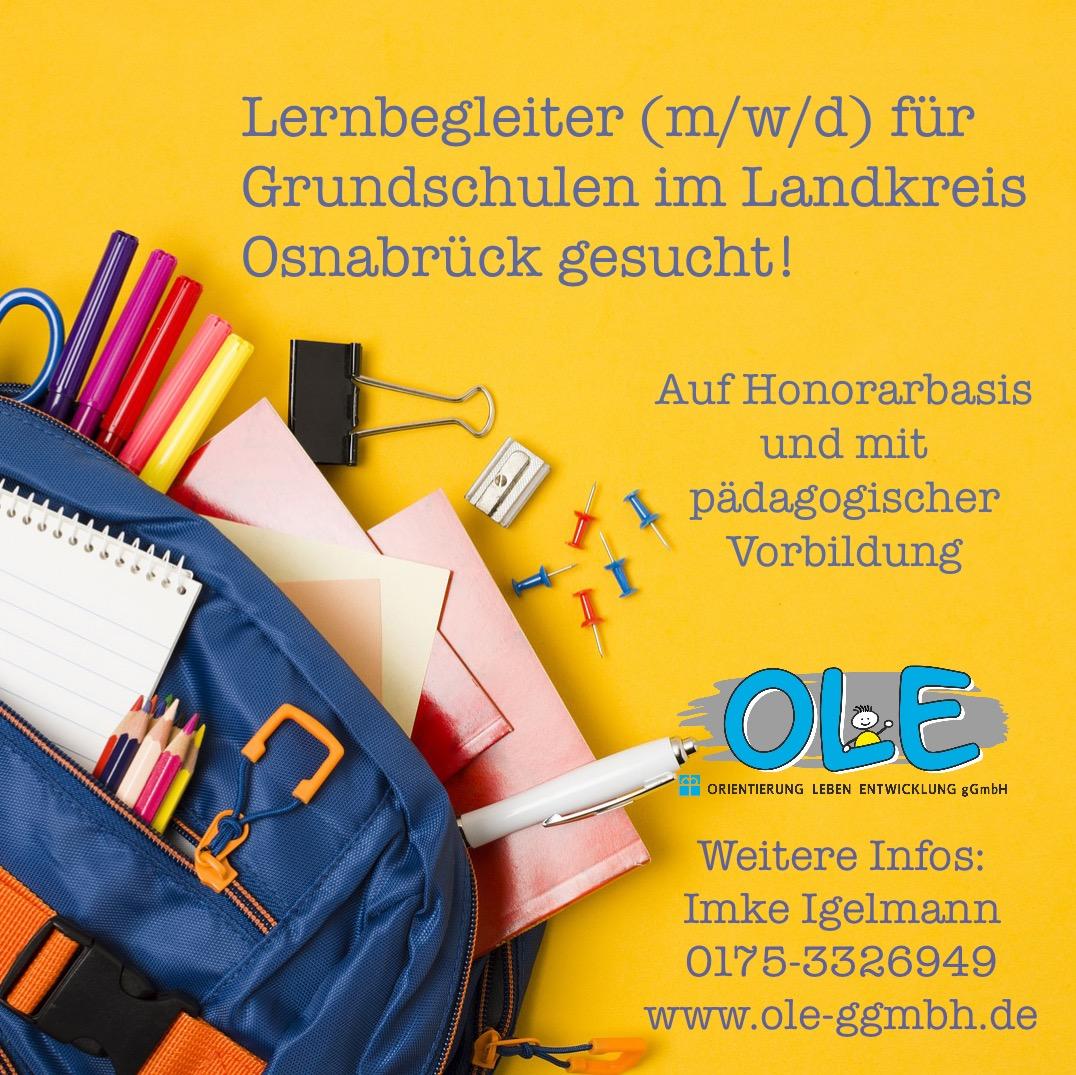 Stellenanzeige für Lernbegleiter